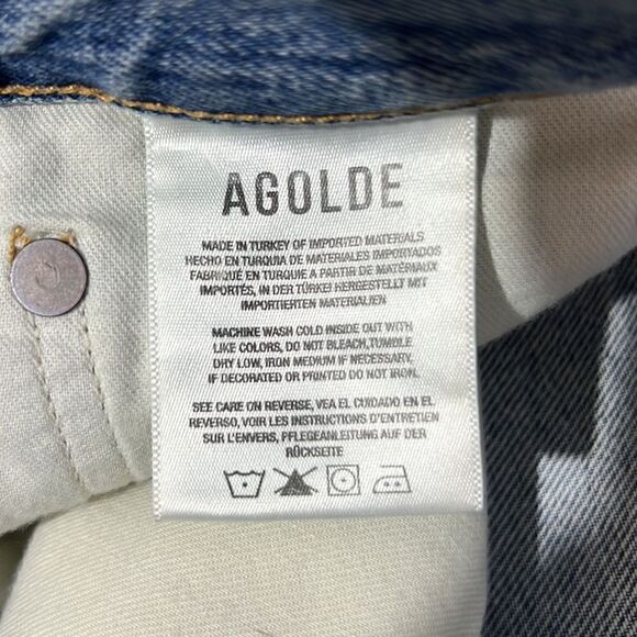 AGOLD 5 POCKET BLUE DENIM JEANS HIGH RISE NEW SIZE 30 - Picture 8 of 10